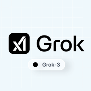 grok 3-digital services-Grok 3 AI interface displaying advanced conversational and reasoning capabilities on a sleek digital dashboard